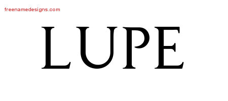 Regal Victorian Name Tattoo Designs Lupe Printable