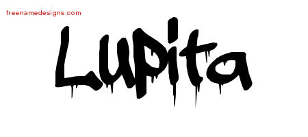 Graffiti Name Tattoo Designs Lupita Free Lettering