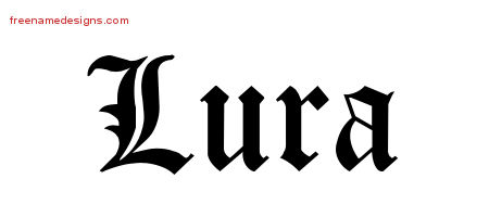 Blackletter Name Tattoo Designs Lura Graphic Download