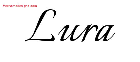 Calligraphic Name Tattoo Designs Lura Download Free