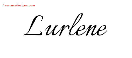 Calligraphic Name Tattoo Designs Lurlene Download Free