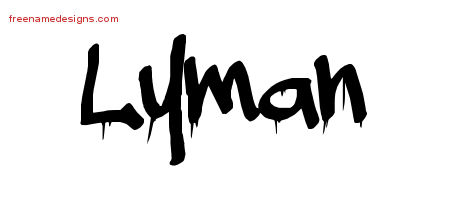 Graffiti Name Tattoo Designs Lyman Free