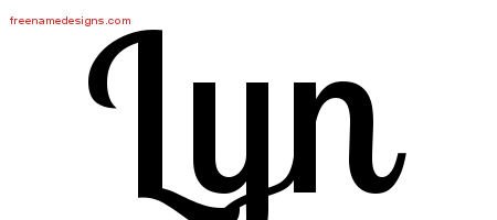 Handwritten Name Tattoo Designs Lyn Free Download
