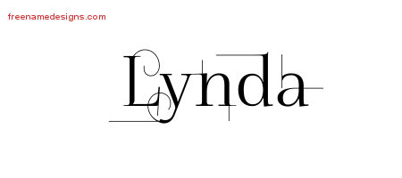 Decorated Name Tattoo Designs Lynda Free