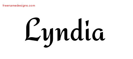 Calligraphic Stylish Name Tattoo Designs Lyndia Download Free