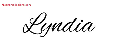 Cursive Name Tattoo Designs Lyndia Download Free