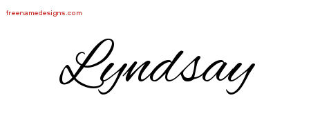 Cursive Name Tattoo Designs Lyndsay Download Free