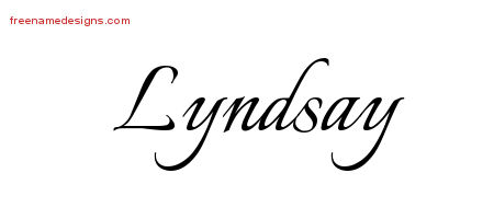 Calligraphic Name Tattoo Designs Lyndsay Download Free