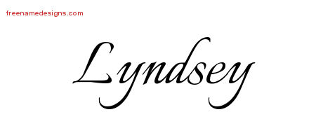 Calligraphic Name Tattoo Designs Lyndsey Download Free