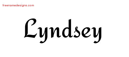 Calligraphic Stylish Name Tattoo Designs Lyndsey Download Free