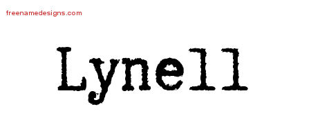 Typewriter Name Tattoo Designs Lynell Free Download