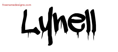 Graffiti Name Tattoo Designs Lynell Free Lettering