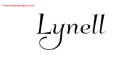 Elegant Name Tattoo Designs Lynell Free Graphic