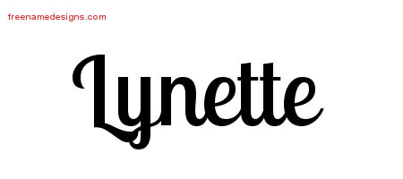 Handwritten Name Tattoo Designs Lynette Free Download