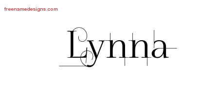 Decorated Name Tattoo Designs Lynna Free