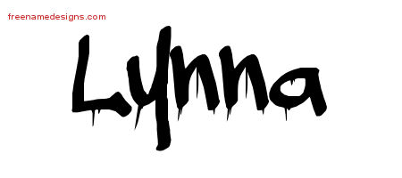 Graffiti Name Tattoo Designs Lynna Free Lettering