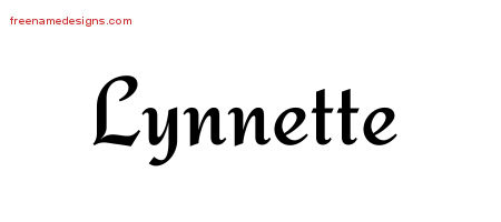Calligraphic Stylish Name Tattoo Designs Lynnette Download Free