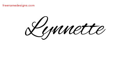 Cursive Name Tattoo Designs Lynnette Download Free