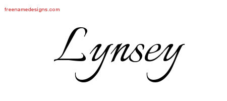Calligraphic Name Tattoo Designs Lynsey Download Free