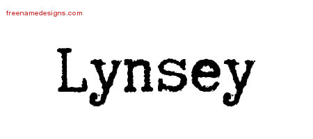 Typewriter Name Tattoo Designs Lynsey Free Download