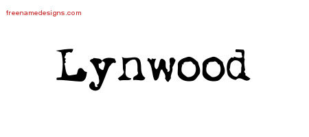 Vintage Writer Name Tattoo Designs Lynwood Free