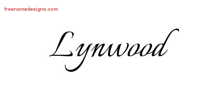 Calligraphic Name Tattoo Designs Lynwood Free Graphic