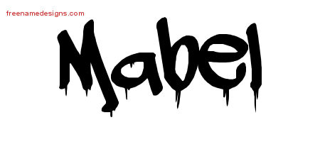 Graffiti Name Tattoo Designs Mabel Free Lettering