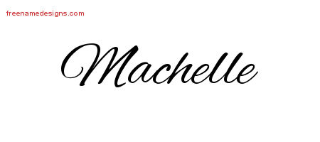 Cursive Name Tattoo Designs Machelle Download Free