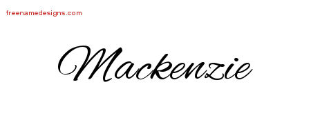 Cursive Name Tattoo Designs Mackenzie Download Free