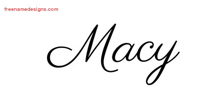 Classic Name Tattoo Designs Macy Graphic Download