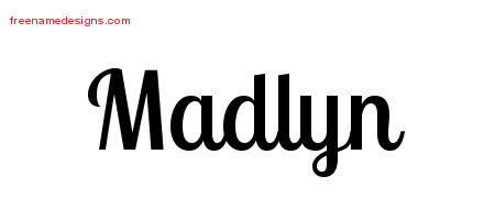 Handwritten Name Tattoo Designs Madlyn Free Download