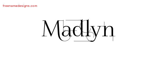 Decorated Name Tattoo Designs Madlyn Free