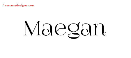 Vintage Name Tattoo Designs Maegan Free Download