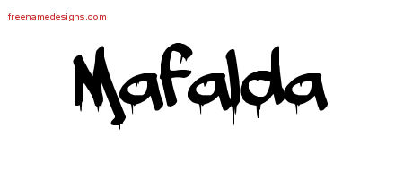 Graffiti Name Tattoo Designs Mafalda Free Lettering