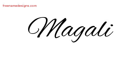 Cursive Name Tattoo Designs Magali Download Free
