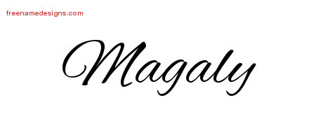 Cursive Name Tattoo Designs Magaly Download Free