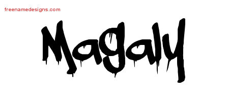 Graffiti Name Tattoo Designs Magaly Free Lettering