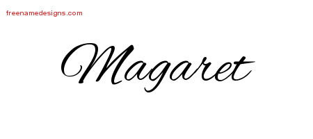 Cursive Name Tattoo Designs Magaret Download Free