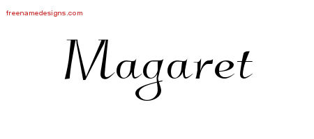 Elegant Name Tattoo Designs Magaret Free Graphic