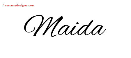 Cursive Name Tattoo Designs Maida Download Free