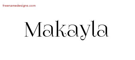 Vintage Name Tattoo Designs Makayla Free Download