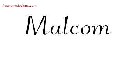 Elegant Name Tattoo Designs Malcom Download Free