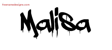 Graffiti Name Tattoo Designs Malisa Free Lettering