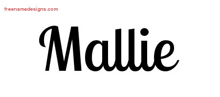 Handwritten Name Tattoo Designs Mallie Free Download