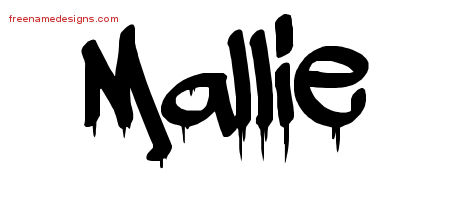 Graffiti Name Tattoo Designs Mallie Free Lettering