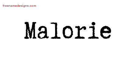 Typewriter Name Tattoo Designs Malorie Free Download