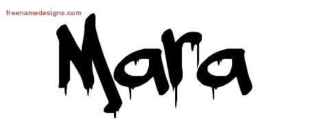 Graffiti Name Tattoo Designs Mara Free Lettering