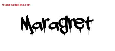 Graffiti Name Tattoo Designs Maragret Free Lettering