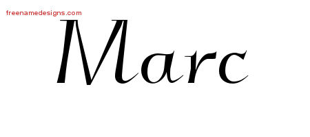 Elegant Name Tattoo Designs Marc Download Free
