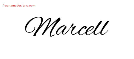 Cursive Name Tattoo Designs Marcell Download Free